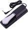 SUPVOX Sustain Foot Pedal Piano Style Action for Digital Keyboards and Electronic Pianos Compatible and Non- Base for Enhanced Performance Black