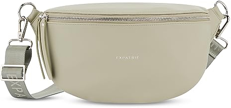 Expatrié Bauchtasche Damen Grün - Alice Medium - Gürteltasche für Festival, Reisen & Alltag aus Veganem Leder - Brusttasche Stylisch - Wasserabweisend