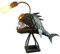 Allayu Robuste und langlebige Tischlampe, die dem Alltag standhält und jahrelang hält. Breite Anwendung: Anglerfischlicht aus Metall, S