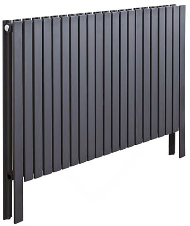 Axim Double Panel Designer Anthracite Radiators High BTUs Heat - 1000mm (w) x 800mm (h)