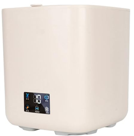 Mini Lavadora y Secadora de 7 Litros con Pantalla Táctil LCD, Pequeña Lavadora Giratoria Portátil para Ropa Interior, Ropa de bebé o Artículos Pequeños, para (Enchufe de la UE)