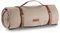 VonShef Picnic Blanket, Beige Herringbone Extra Large Outdoor Rug with Waterproof Backing, 10 Person Weatherproof Picnic Mat with Faux Leather Handle, Water Resistant Camping Accessories, 200x300cm