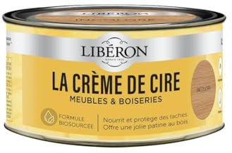 LIBERON La crème de cire pour bois, en pâte, Incolore 500ml