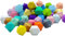 Silikon Sechseck Perlen 14mm 50pc Silikon Polygonal Perlen Mix Farbe Für DIY Halskette Armband