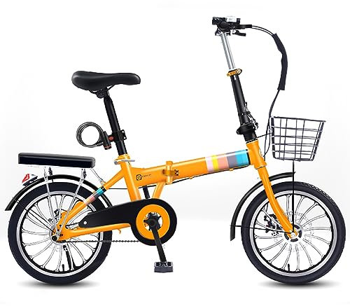 Klapprad, Singlespeed-Klapprad, Campingfahrrad, leichtes, höhenverstellbares Klapprad aus Kohlenstoffstahl für Männer und Frauen