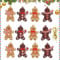 12 Stück Weihnachtsdeko Lebkuchenmann,Christbaumschmuck Lebkuchenmann Deko,Lebkuchenmann Anhänger mit goldene hängende Schnüre,Christbaumschmuck Lebkuchen,Lebkuchenmann Ornamente für Weihnachtsbaum