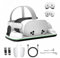 Charging Dock Compatible with Meta Oculus Quest 3/3S, VR Headset Controller Accessories, Charging Station with Closable LED Indicator, Magnetic Charging, Fast Charging, 2 Rechargeable 1850mA Batteries