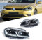 Archaic Scheinwerfer kompatibel mit VW Golf 7.5 MK7.5 TSI TDI 2017-2019 (Nur für Standard -Halogen),mit E-Prüfzeichen