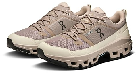 On Clouddrock Low Herren-Sneaker, wasserdicht, Cinder/Fog, 48 EU