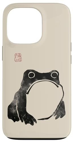 Matsumoto Hoji Frog, Japanese Woodblock Case for iPhone 13 Pro