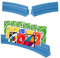 4 Stück Kartenhalter Spielkarten 3 Rampen Spielkartenhalter zum Hinstellen Stackbar mit Magnetische Montage Spielkartenhalter Poker für Feiern Senioren Kinder Arthritis (Blau)