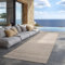 Carpettex Outdoor Teppich wetterfest Beige 80x250 cm Läufer, UV-beständig, ideal für Küche, Balkon, Terrasse auch Wohnzimmer und Esszimmer, Skandinavisches Boho-Design, Pflegeleicht