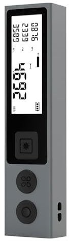 Aufgerüsteter Entfernungsmesser M120 Mini Laser-Entfernungsmesser Hintergrundbeleuchtung Bluetooth Tragbares Heim-Messgerät (M120 30M)