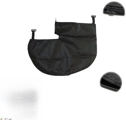Laubsauger Fangsack, Fangsack Laubsauger Verstellbarer mit Reißverschluss, Mikroporen-Design, Taubsammelbeutel, Reißfest und Verschleißfest, Wiederverwendbar, für Rasen Garten (1PC)