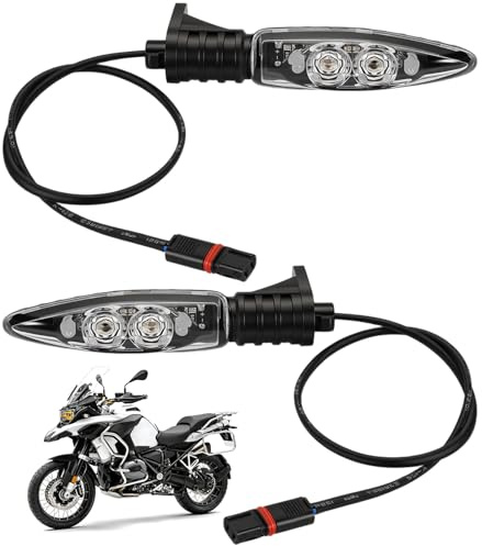 LDLRevX Blinklicht für Motorräder für BMW R1200GS R1250GS S1000RR F800GS F700GS G310R G310GS etc. OEM 63138522499 Fahrtrichtungsanzeiger, 2 Stück