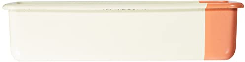 Riess, 0638-570 - Molde para tartas, longitud 30 cm, ancho 10 cm, alto 7 cm, Truehomeware, parte superior/melocotón, edición Sarah Wiener, esmalte, molde esmaltado, molde para tartas