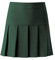 Charleston Knife Pleat School Skirt - Style No. 7388 (22 Waist/16 Length, Bottle Green)