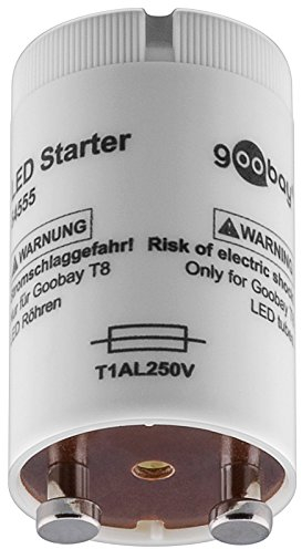 goobay 10er Set LED Starter für LED Röhre T8