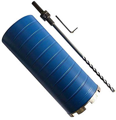 carotaggio per mattoni e calcestruzzo Block con pilota bit – 1/5,1 cm codolo, DBP0414A5ADJ14, 4-1/4 inch