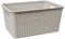 Kela Korb Rio 39x28x18cm in grau, Plastik, 30 x 15 x 10 cm