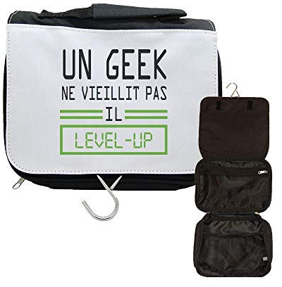 Trousse de Toilette Voyage à Suspendre Geek Level up