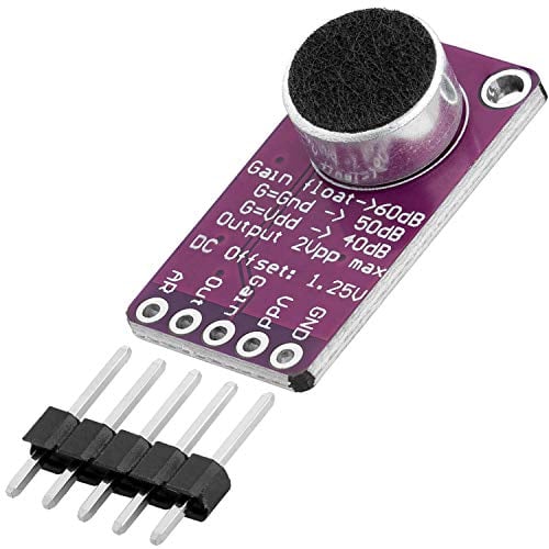 AZDelivery Max9814 Mikrofon AGC Amplifier Verstärker Modul kompatibel mit Arduino inklusive E-Book!