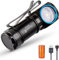 TrustFire MC12 Mini linterna frontal LED linterna 1000 lúmenes brillante con batería y USB magnético recargable