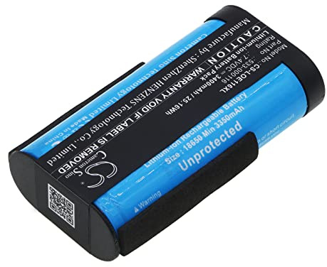 TCTK Akku 3400mAh Kompatibel mit [Logitech] S-00147, UE MegaBoom Ersetzt 533-000116, 533-000138 FBA