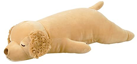 Nemu Nemu Animals 6204633 Plüschtier, Golden Retriever Sora, Kuscheltier, extra weich und kuschelig, Stofftier, Designed in Japan, Kuschelkissen, Größe L, 56 cm
