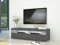 Dmora - Meuble TV Gioele, Buffet bas de salon avec 1 porte, Base pour meuble TV, 100% Made in Italy, 130x45h36 cm, Ardoise