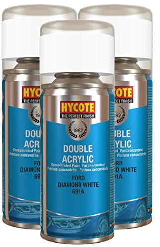 Hycote Ford Diamond White 150ml (Pack of 3)
