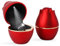 iSuperb LED Ringe Box Schmuckkästen Ohrringe Ring Geschenkbox Verlobung Ehering Boxen Schmuck Display Verpackung Organizer Ringbox mit Lichtern Jewelry Gift Box for Ring (Rot)