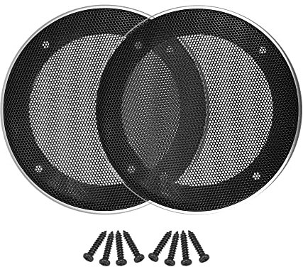 QUARKZMAN 2pz 4.92 Audio Altoparlante Griglia Diffusore Protezione con Vite Tono Argento