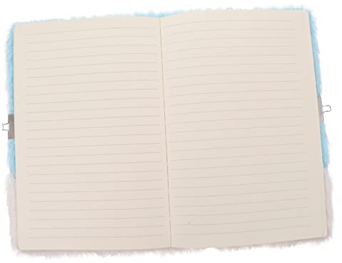 HONMEET Plüsch-Notizbuch schreibtafel kinder briefpapier kinder Mädchen notizbuch mit schloss Notizblöcke Geschenke Schulschloss-Notizbuch Notizbuch mit Geheimsperre Spiral- Zubehör Koffer