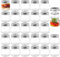 28 Pack Glass Mason Jars with Lids, 250ml Leakproof Clear Jam Jars for Airtight Seal, Round Mason Jar for Sealing, Food Storage, Overnight Oats, Homemade Jam