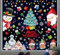 210PCS Stück Weihnachten Fenstersticker, Weihnachten Fensterbilder, Doppelseitige Wiederverwendbare Statisch Haftende PVC Aufkleber für Glasfenster Weihnachten Dekoration (9 Blatt, 20x30cm)