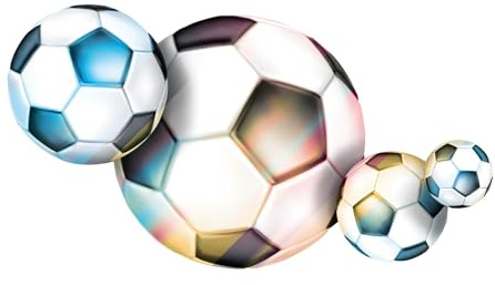 ROTH Bügelbild, gestickt, Fußball