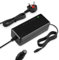 Xahpower 42V 2A Electric Scooter Charger, Mini 3 Pin Connector Hoverboard Charger, Power Supply Adapter for Self-Balancing Scooter, Drifting Board, 36V Lithium Battery