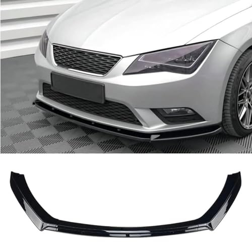 Auto Frontsplitter,kompatibel mit Seat Leon 3 MK3 5F TDI TSI ST SC 2012-2016,Frontstoßstange Lip Spoiler