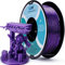 ZIRO PLA Filament 1.75mm, Glitter 3D Drucker Filament PLA, Twinkling PLA Serie 1kg/2.2lbs Spule, Passend für Die Meisten FDM 3D Drucker, Glitzerndes Purple