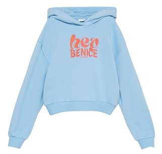 s.Oliver Mädchen Oversized Kapuzen-Sweatshirt mit Front-Print Hoodie mit Front-Print (1er Pack)