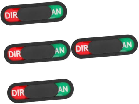 minkissy 4stücke Spülmaschine Magnet Clean Dirty Doppelseitiges Indikator-Schild Für Küchen Rostfrei Einfach Zu Bedienen Modernes Design Für Geschirrspüler Und Waschmaschinen