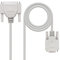 Blendend DB9 auf DB25 Null Modem-Kabel, 1,8 m, Datenübertragung, verbindet serielle Geräte, ideal für Kommunikation und Informationsübertragung.