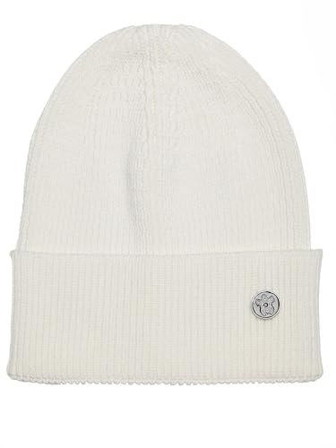 Tazzio Beanie Mütze für Herren und Damen Unisex Wollmütze Strickmütze Winter A500 (Ecru)