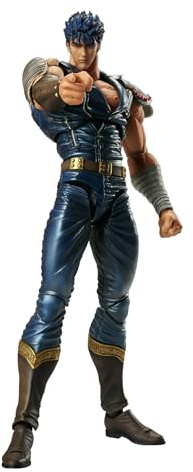 Medicos Entertainment Kenshiro Super Action-Statue, Nordsternfaust, ca. 175 mm, PVC, ABS und Nylon, bemalte Actionfigur