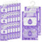 Boadw 20 x 230 g Deshumidificador colgante con fragancia, armario absorbente de humedad para sótanos, dormitorios, baños, antihumedad, antimoho, desodorizante bolsa desecante – lavanda