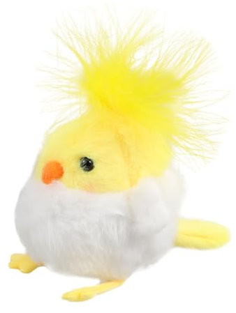 BESTonZON Stuffed Bird Doll Schlüsselanhänger Niedlicher Vogel Pendel Für Taschen Deko Plüschspielzeug Mit Geräuschfunktion Perfektes Für Tierliebhaber