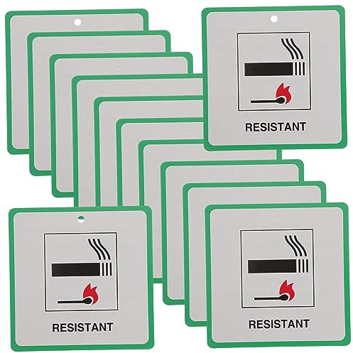 MAGICLULU 1 Satz Brandschutzschild Sicherheitswarnschilder Für Möbel Brandschutz-warnschild Warnschilder Zum Brandschutz Brandwarnschilder Brandschutzaufkleber Beschichtetes Papier 50 Stück