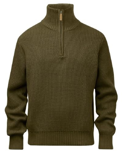 Pinewood 5368 Philip Strickpullover Herren Olive Green (770) L