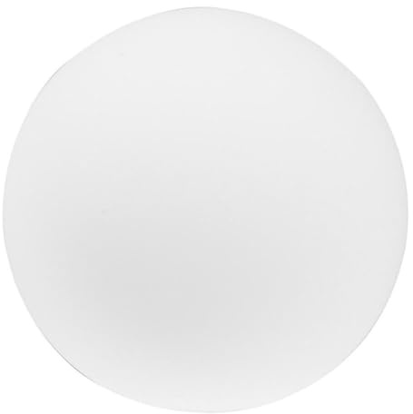 Dekorativer Lampenschirm Glaskugel Ersatz für Stehlampen, 42mm Weiß | Runde Glasform, Weiche Lichtverteilung, Universelle Passform, für Zuhause und Büro, Pflegeleicht